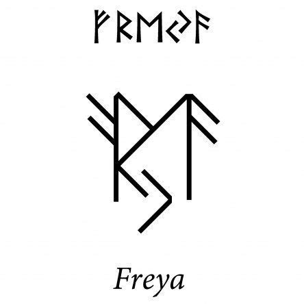 The Beautiful Feminine Energy of Freya Rune Tattoos